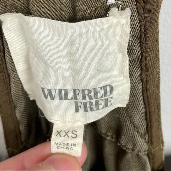 Aritzia Wilfred Free Green Lyocell Valletta Overalls Size XXS Jumpsuit Playsuit - Picture 7 of 12